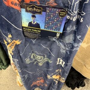 Harry Potter Plush Christmas Throw Blanket